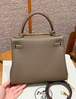 wholesale quality hermes kelly 25 togo etoupe ghd